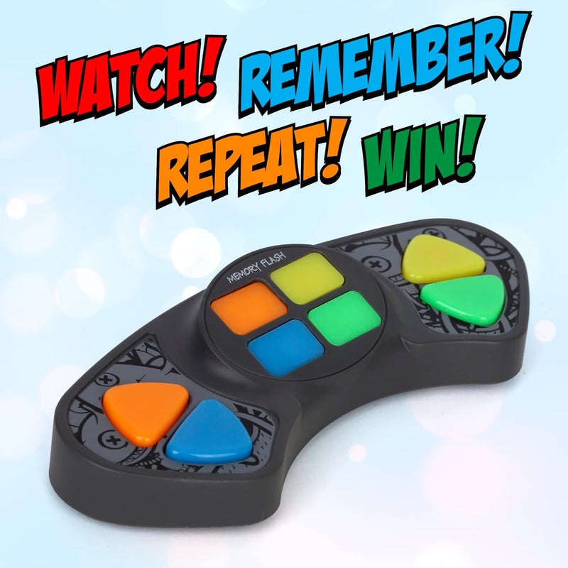 Point Games Handheld Memory Game, Kids Electronic Games, Sequence Fun for Kids with Lights & Sounds, Brain Challenge for Boys & Girls Ages 8+ - Image 4